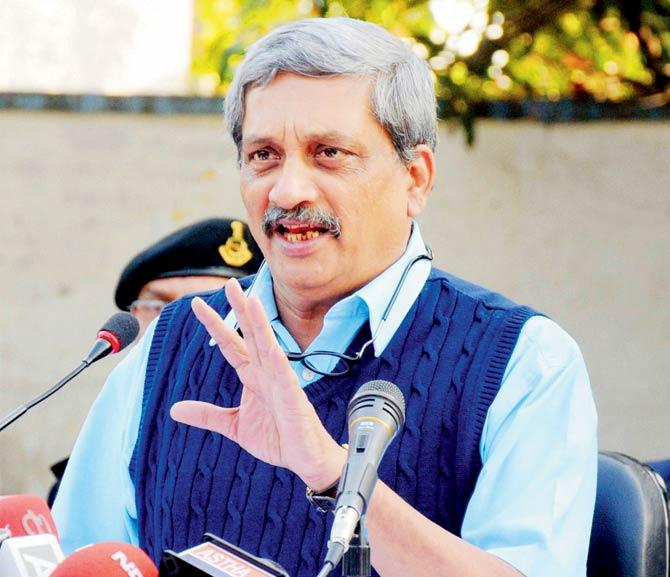 Defence Minister Manohar Parrikar has intervened in the matter. Pic/PTI