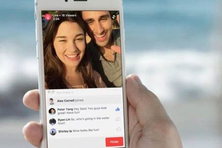 Facebook rolls out live-stream update for iPhone users