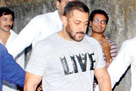 Spotted: Salman Khan shooting for his next film