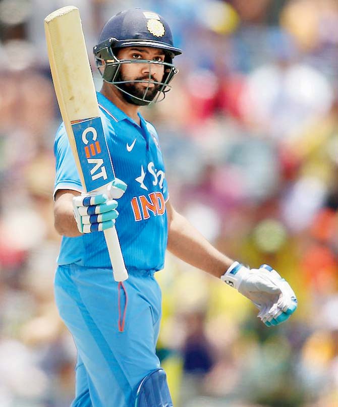India will bank on Rohit Sharma for a good start. Pic/Getty Images