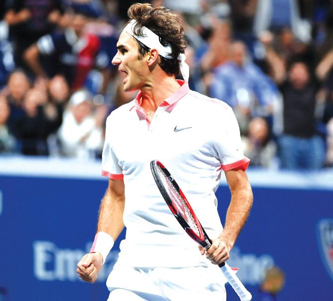 Roger Federer. Pic/AFP