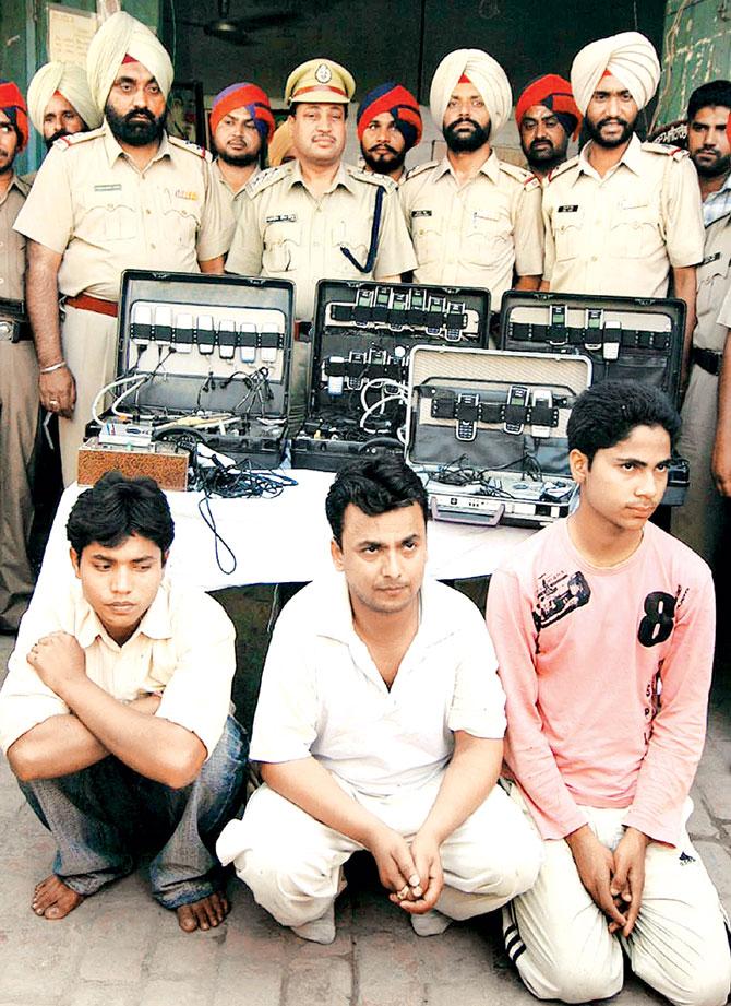 Punjab Police arrest three alleged cricket bookies at Amritsar in 2007. Pic for representation purpose only
