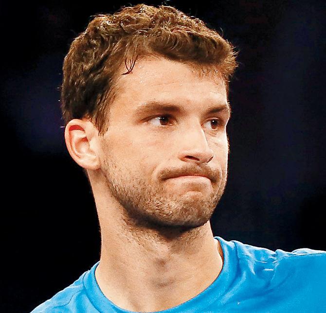 Bulgarian tennis player Grigor Dimitrov