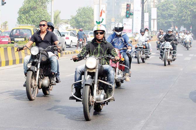 Bullets are much more durable than the other two-wheelers now being used by the police. File pic