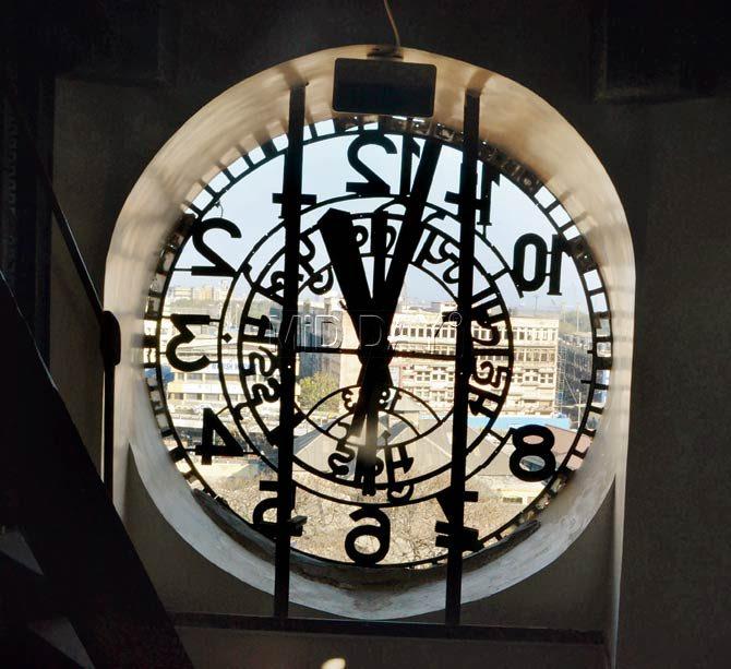 The clockface, changed by the BMC to Marathi writing, will soon start ticking once the architects finalise the mechanism