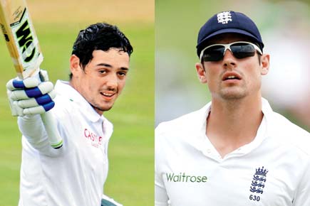 Alastair Cook leads England reply after De Kock ton