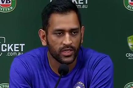 Australia series a learning curve for youngsters, affirms MS Dhoni
