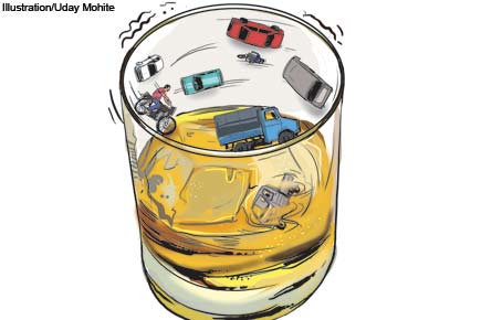 Drink driving in Mumbai jumps 35 per cent on New Year's Eve, 705 fined