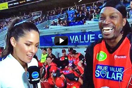 Off-field controversy: Chris Gayle asks out TV reporter during live interview