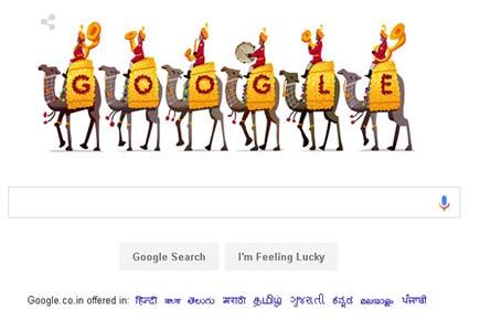 Republic Day: BSF camel contingent march on Google doodle