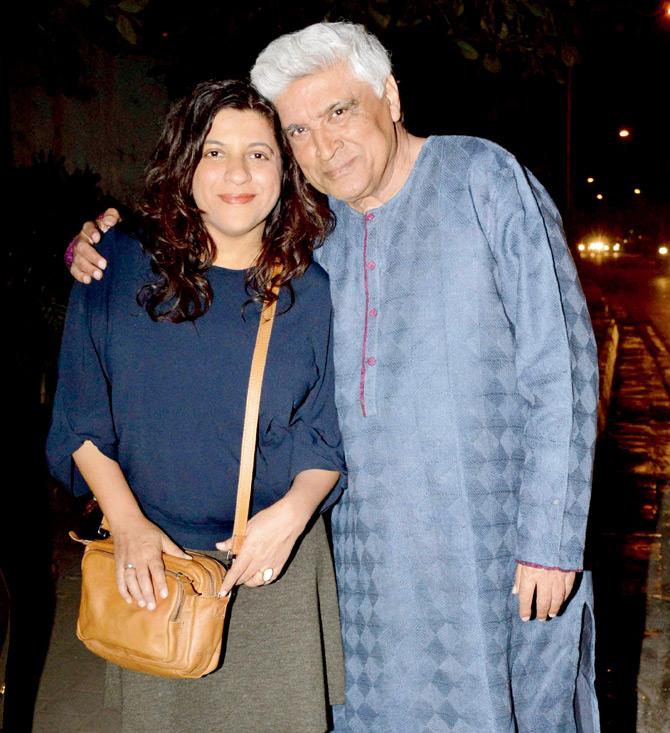 Zoya Akhtar and Javed Akhtar