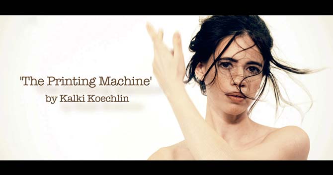 Stills from the video that features Kalki Koechlin