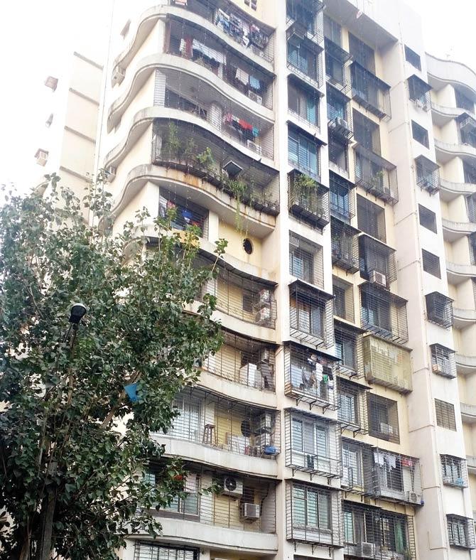 Dharmik jumped from the terrace of the 12-storey building