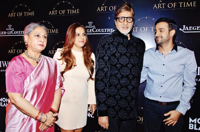  Jaya Bachchan,  Mamta Anand, Amitabh Bachchan and Siddharth Anand