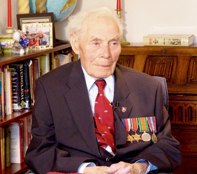 World War II veteran Maurice Bell in a still from the documentary