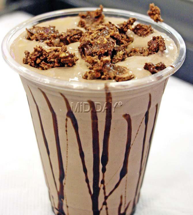 Ode to Ferrero thick shake is a gooey delight
