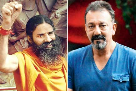 Pune: Sanjay Dutt in tears after meeting yoga guru Ramdev in Yerawada jail