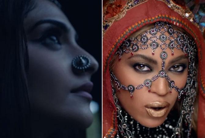 Sonam Kapoor and Beyonce in Coldplay