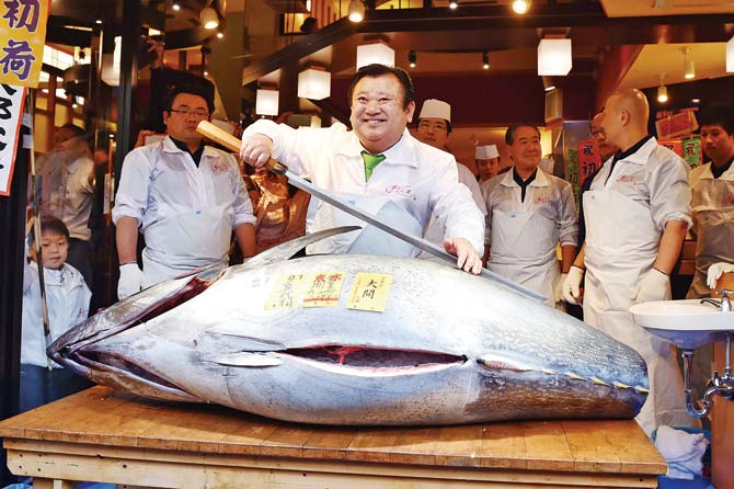 Sushi-Zanmai. Pic/AFP