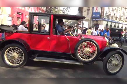 Watch video: Vintage car rally in Mumbai