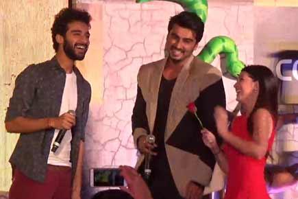 Arjun Kapoor has 'unlimited fun' at 'Fear Factor' event