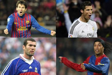 Footballers who won the FIFA Ballon d'Or multiple times