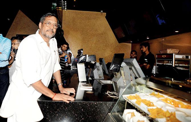 Spotted: Nata Patekar at the premiere of 