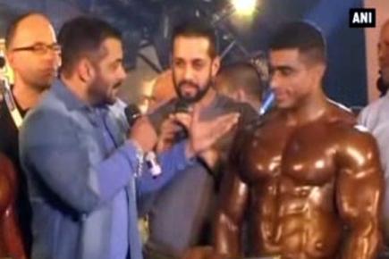 Salman Khan attends bodybuilding contest for differently-abled