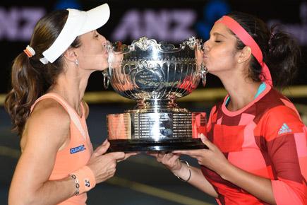 Australian Open: Sania Mirza-Martina Hingis win women's doubles title