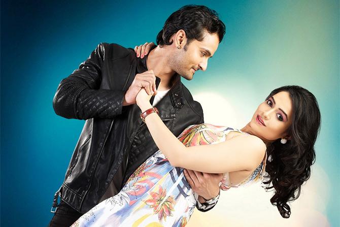 Rishank Tiwari & Samiksha Bhatnagar in Love ke Funday. Pic/IANS