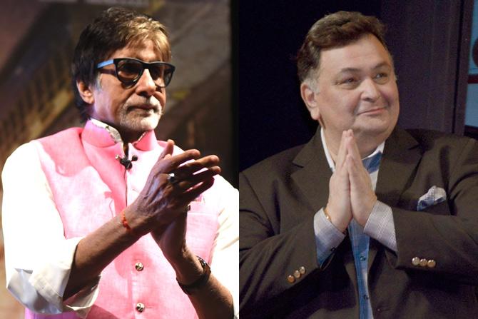 Amitabh Bachchan and Ridhi Kapoor