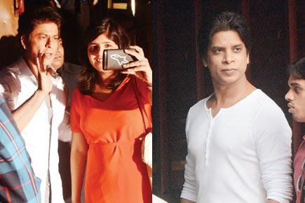 Shah Rukh Khan and his duplicate caught on camera in Mumbai