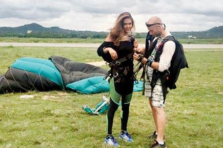 Esha Gupta tries skydiving on her holiday in Thailand