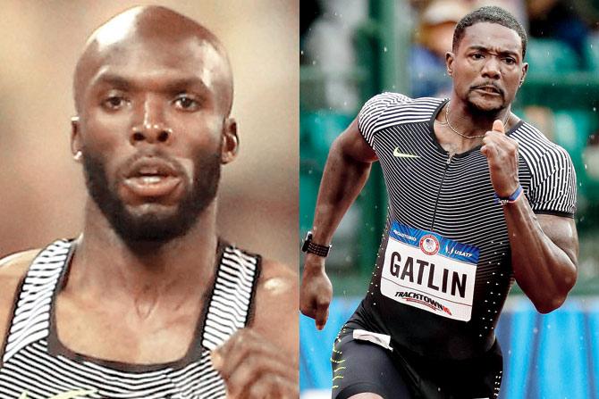 LaShawn Merritt and Justin Gatlin