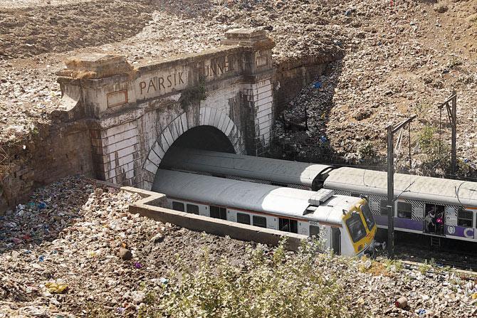 The CR has demolished an illegal toilet near the tunnel and will remove other illegal structures. File pic