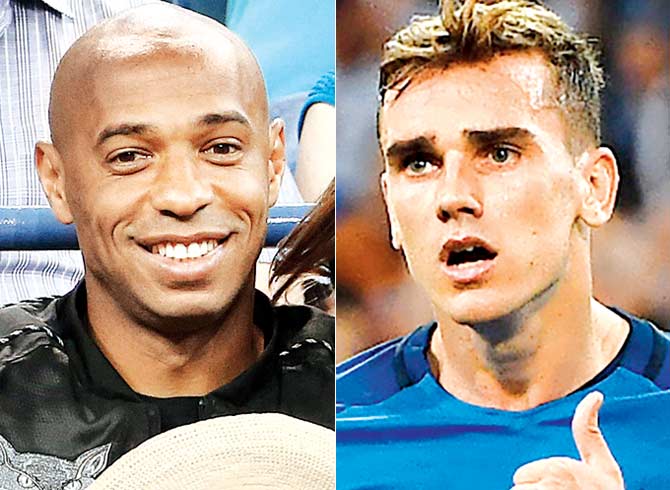 Thierry Henry and Antoine Griezman