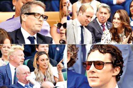 Celebrities galore at the Wimbledon final