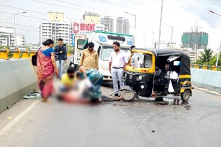 Mumbai: Man bleeds to death as auto skids on Mrinal Gore flyover