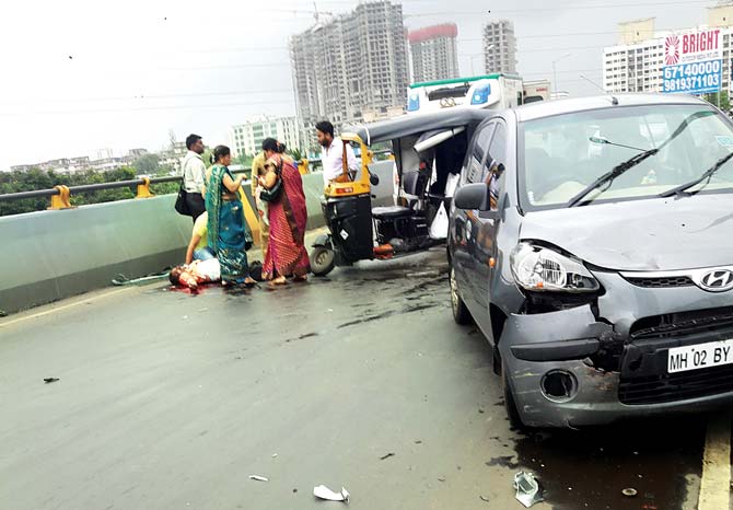 Deepak Panchal (left) fell on his head and died within minutes