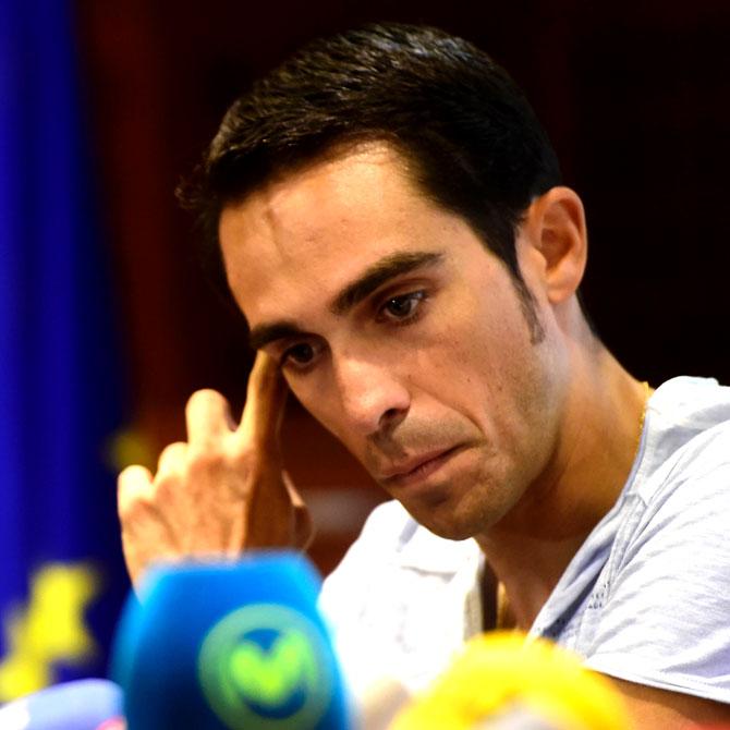 Alberto Contador. Pic/AFP