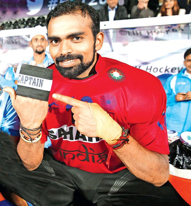 Ready for Rio: India hockey captain PR Sreejesh. Pic/Getty Images