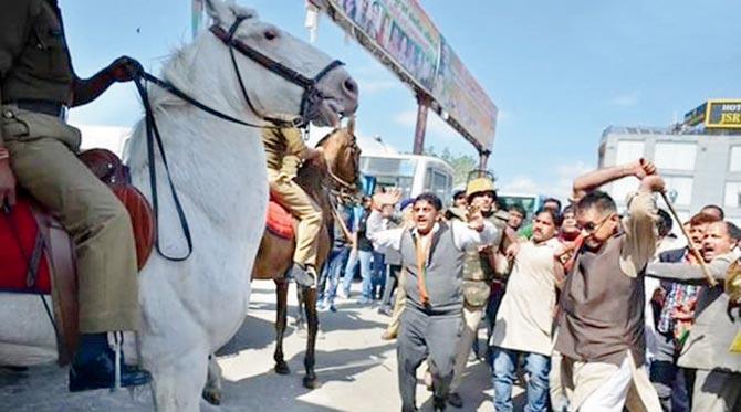 Shaktiman was injured in a rally