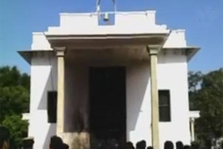 Watch video: Men set Tomlinson Church on fire in Karnataka