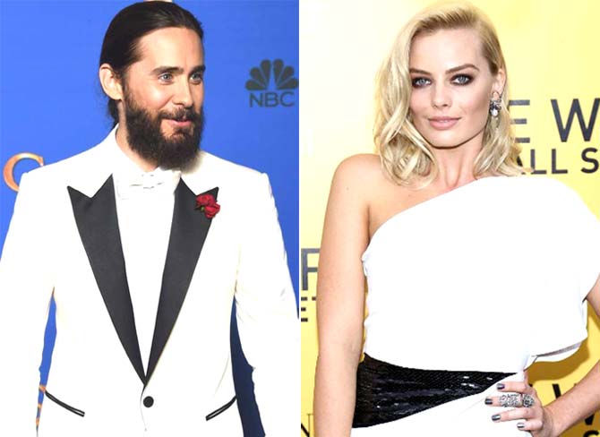 Jared Leto and Margot Robbie. Pics/AFP