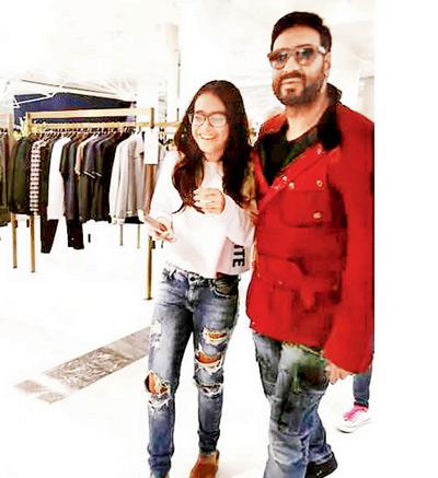 Ajay Devgn and Nysa