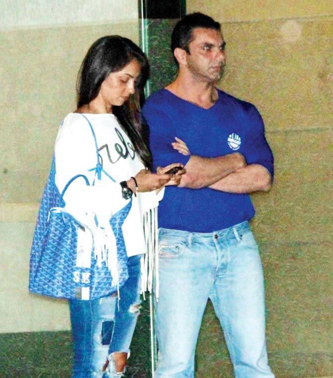 Seema and Sohail Khan