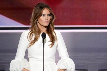 Melania posts White House snap with Trump, amid Playboy model affair claims