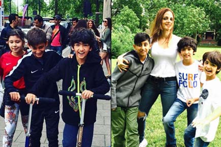 Are Hrithik Roshan and Sussanne Khan holidaying together with kids in London?