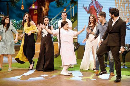 'Happy Bhaag Jayegi' cast on sets 'The Kapil Sharma Show'