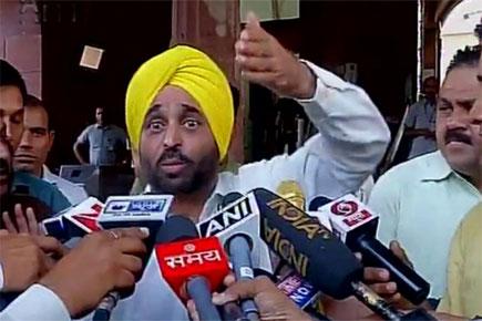 Watch AAP MP Bhagwant Mann's response to his controversial Parliament video